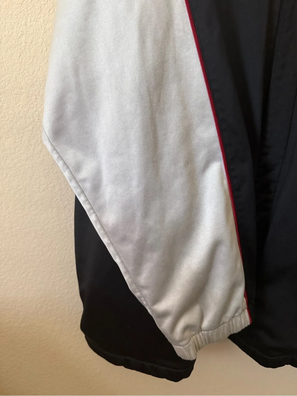 Nike Air Button Up Jacket Size 5x Men's Black and White Rare Vintage